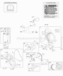 Part Location Diagram of 695758 Briggs and Stratton Pipe-Oil